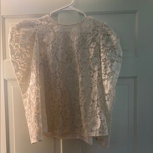 Express Cream Lace Women's Top